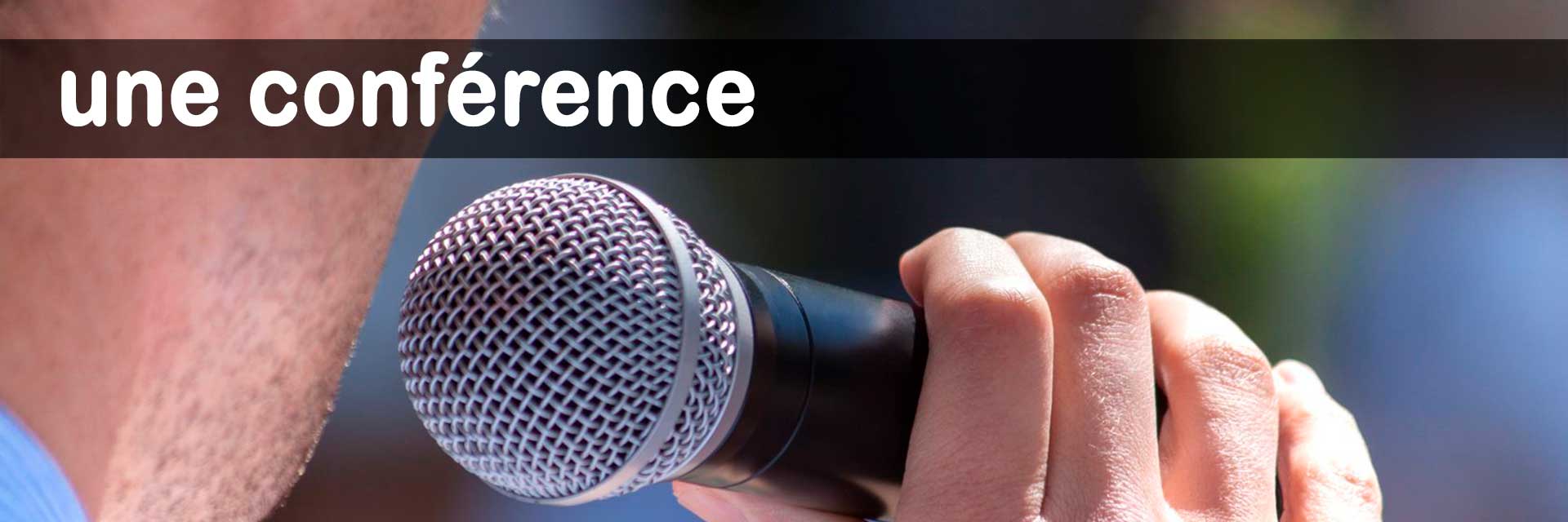 une conférence